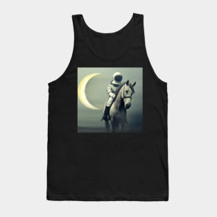 Astronaut And Horse Tank Top